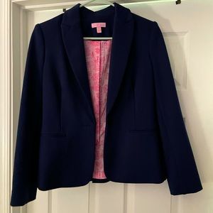 Lilly pulitzer navy blue blazer